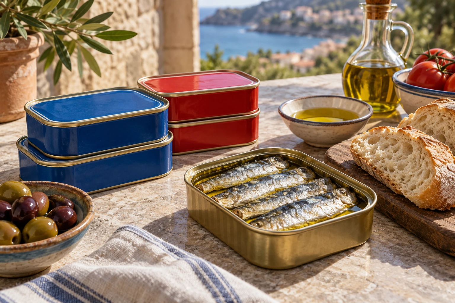 Tinned fish pantry collection