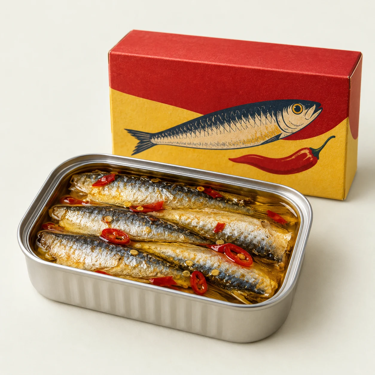 Sardines with chilli