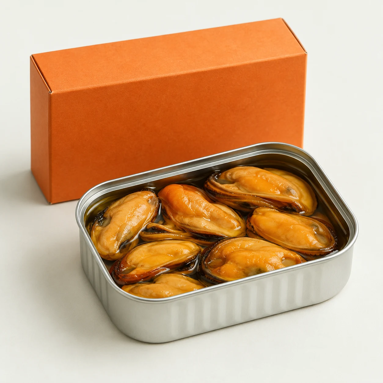 Smoked mussels in oil
